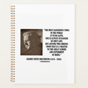 G.K. Chesterton Großes Schema Experiment des Seins Planer