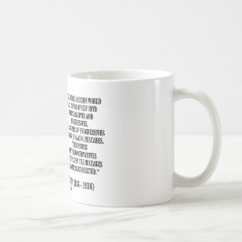 G.K. Chesterton Konservativ-Progressist-Fehler Kaffeetasse