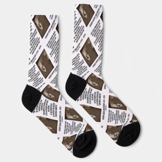 G.K. Chesterton Konservative Progressive Mistake Socken (Rechts)