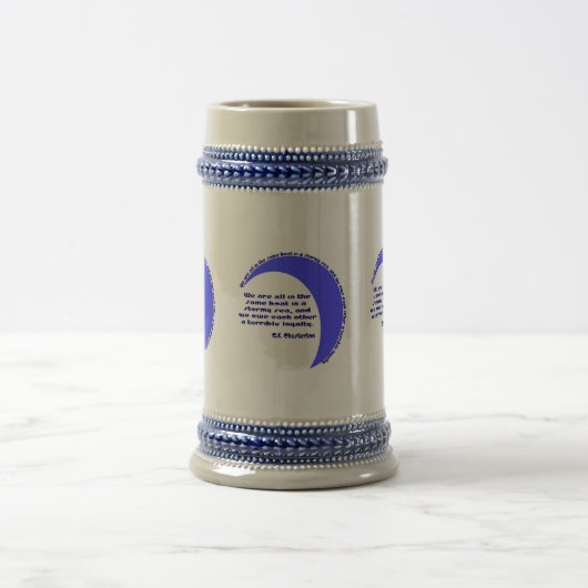 G. K. Chesterton Stormy Sea Bierglas (Mittel)
