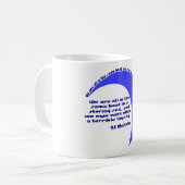 G. K. Chesterton Stormy Sea Kaffeetasse (Vorderseite Links)