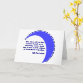 G. K. Chesterton Stormy Sea Karte (Gelbe Blume)