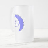 G. K. Chesterton Stormy Sea Mattglas Bierglas (Vorderseite Links)