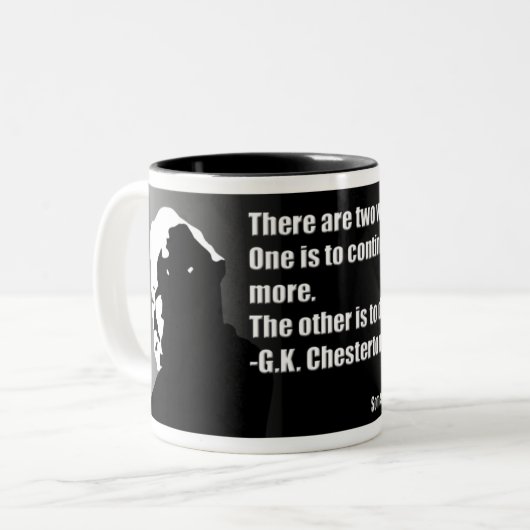 G.K. Chesterton Tasse (Vorderseite Links)