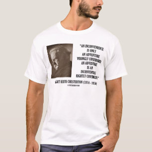 G.K. Chesterton Unannehmlichkeits-Abenteuer T-Shirt