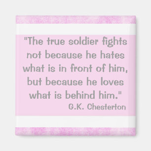 G.K Chesterton Zitat Magnet