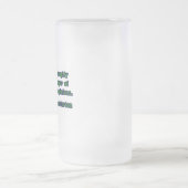 G.K. Chesterton Zitat über Bigotry Mattglas Bierglas (Mittel)