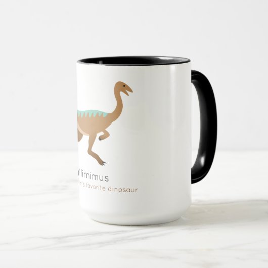 G like Gallimimus Mug Tasse (VorderseiteRechts)