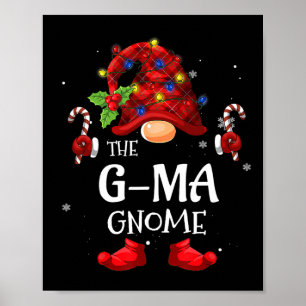 G-ma Gnome - passende Weihnachtsjets für die Famil Poster