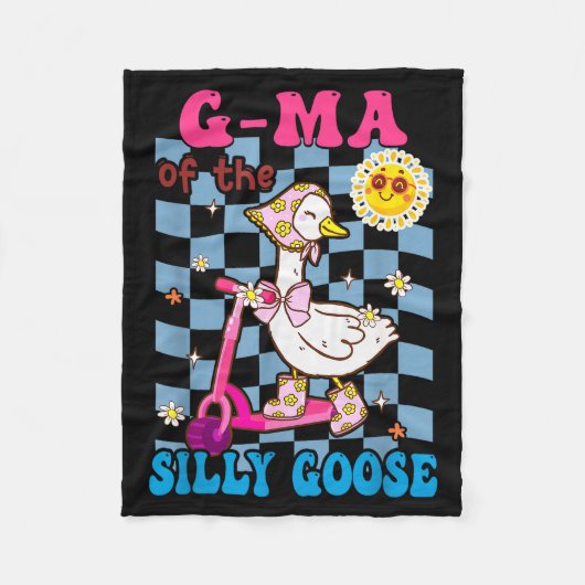 G Ma Of The Silly Goose First Birthday Family Matc Fleecedecke (Vorderseite)