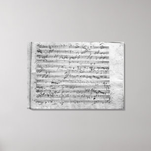 G-Major für Violine, Cembalo und Violoncello Leinwanddruck