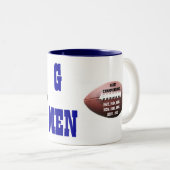 G-MANN-MEISTERSCHAFTS-TASSEN ZWEIFARBIGE TASSE (VorderseiteRechts)