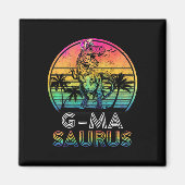 G-masaurus Dinosaur G-ma Saurus Familie Matching T Magnet (Vorne)