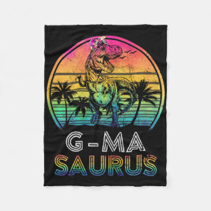 G-Masaurus Dinosaurier G-ma Saurus Familie Passend Fleecedecke