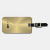 G Metallisches Design - Gepäckmarke aus rostfreiem Gepäckanhänger (Vorderseite horizontal)