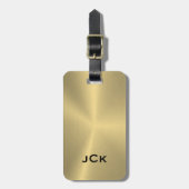 G Metallisches Design - Gepäckmarke aus rostfreiem Gepäckanhänger (Vorderseite vertikal)