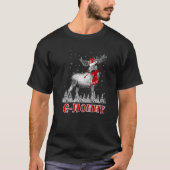 G Mommy Moose Wear Weihnachtsmannmütze Matching Ch T-Shirt (Vorderseite)