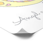 G monogram art Gina girls name meint poster (Ecke)