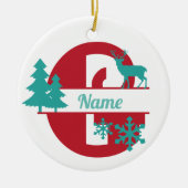 G Monogram Urlaubshaus Tree Ornament (Vorne)