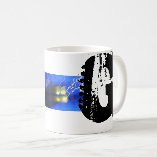 G Monogramm Coole Tasse (VorderseiteRechts)