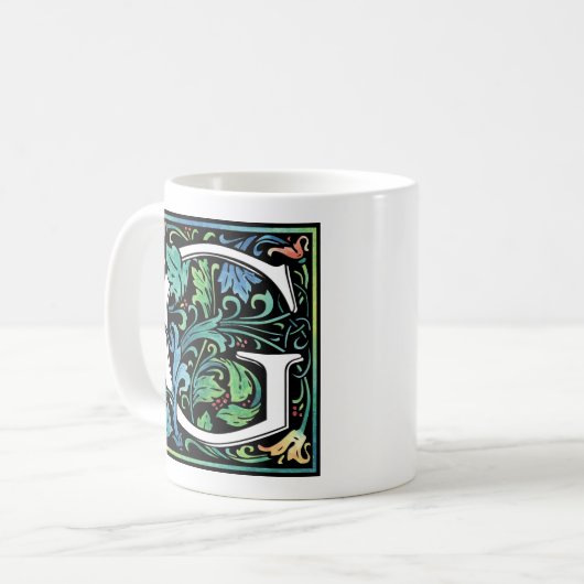 G Monogramm Kaffeetasse (Vorderseite Links)