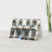 g/nc Barcelona Gaudi Bürgersteigs-Fliesen Karte (Rückseite)