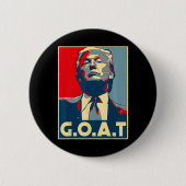 G.o.a.t 2024 Wahl 2024 Shirt Trumps Coming Ba Button (Vorderseite)