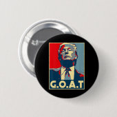 G.o.a.t 2024 Wahl 2024 Shirt Trumps Coming Ba Button (Vorne & Hinten)