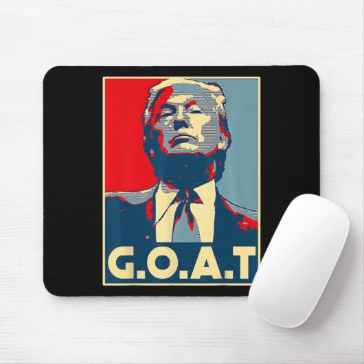 G.o.a.t 2024 Wahl 2024 Shirt Trumps Coming Ba Mousepad (Mit Mouse)