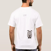 G.O.A.T (am beststen von aller Zeit) u. Klippkunst T-Shirt (Rückseite)