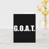 G.o.a.t Bester aller Zeiten Karte (Gelbe Blume)