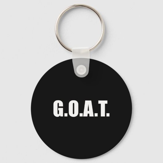 G.o.a.t Bester aller Zeiten Schlüsselanhänger (Vorderseite)