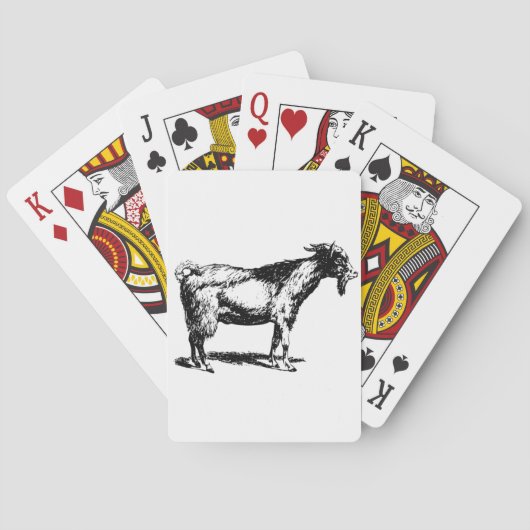 G.O.A.T. Bester aller Zeiten, wenn GLAS Karten spi Spielkarten (Rückseite)