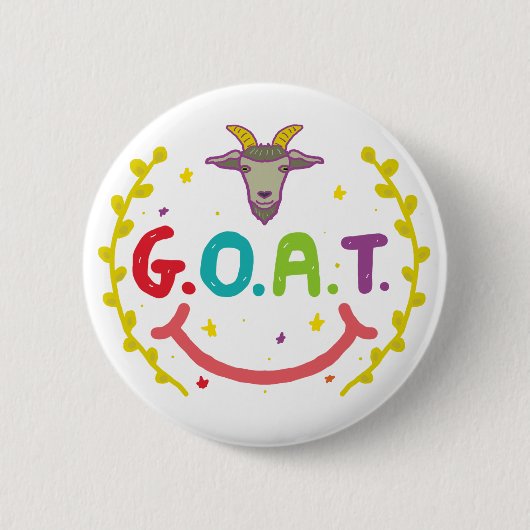G.O.A.T. BUTTON (Vorderseite)