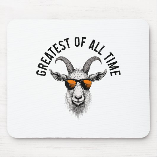 G.o.a.t. Funny Goat Lover Farm Animal Farmer Mousepad (Vorne)