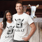 G.O.A.T Funny Screend Goat Zeichnend Zitat T-Shirt