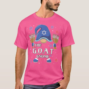 G O A T Gnome Hanukkah Matching Family Pajama T-Shirt