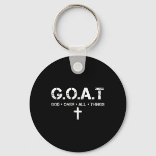 G.o.a.t Gott über alle Dinge Christliche Bibel Aus Schlüsselanhänger