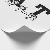 G.O.A.T. Gott über alles Christliche Jesus Geschenkpapier (Ecke)