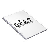 G.O.A.T. Gott über alles Christliche Jesus Notizblock (Rechte Seite)