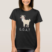 G O A T Greatest Of All Time 2 T-Shirt (Vorderseite)