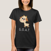 G O A T Greatest Of All Time T-Shirt (Vorderseite)