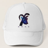 G.O.A.T. Head Trucker Hat Truckerkappe (Vorderseite)