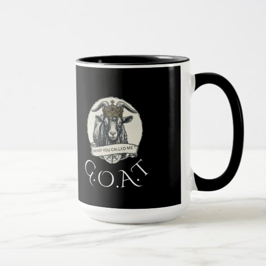 G.O.A.T-Kaffeetasse. Tasse (Rechts)