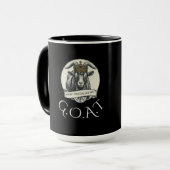 G.O.A.T-Kaffeetasse. Tasse (Vorderseite Links)