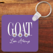 "G.O.A.T.-MAMA" mit DAIES Art Schlüsselanhänger (Rückseite)