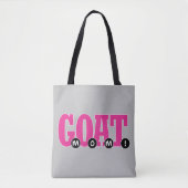 G.O.A.T. MAMA! - Niedlich für die Mama Grafikdruck Tasche (Vorderseite)