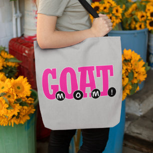 G.O.A.T. MAMA! - Niedlich für die Mama Grafikdruck Tasche