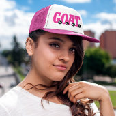 G.O.A.T. MAMA! - Niedlich für die Mama Grafikdruck Truckerkappe