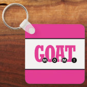 "G.O.A.T. MAMA!" Schlüsselanhänger für Grafikdruck (Vorderseite)